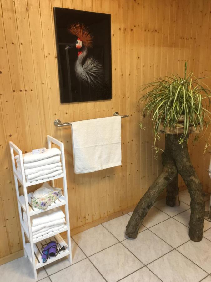 Kranich-Holzferienhaus 'Kleine Auszeit' Rehden Екстериор снимка