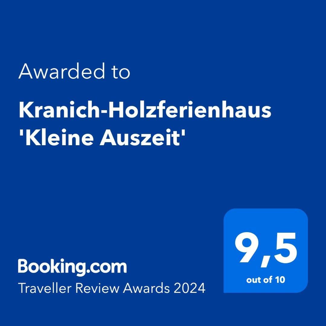 Kranich-Holzferienhaus 'Kleine Auszeit' Rehden Екстериор снимка